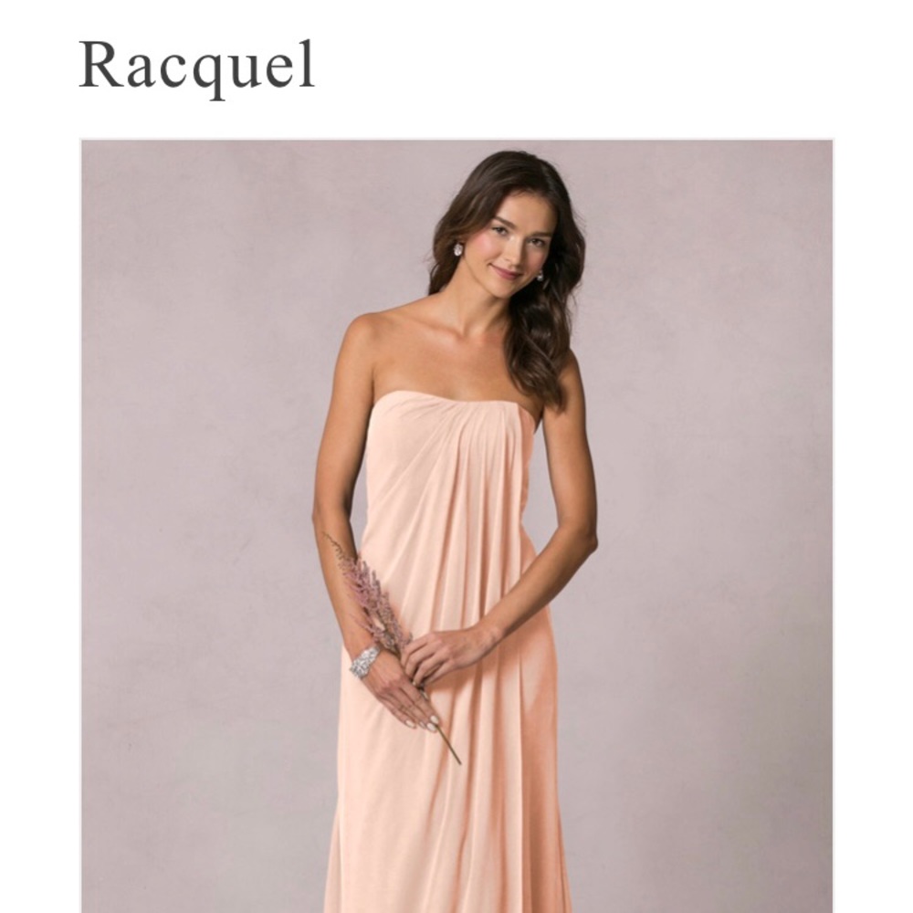 Jenny Yoo Luxe Chiffon Pink Blush Bridesmaid Dress